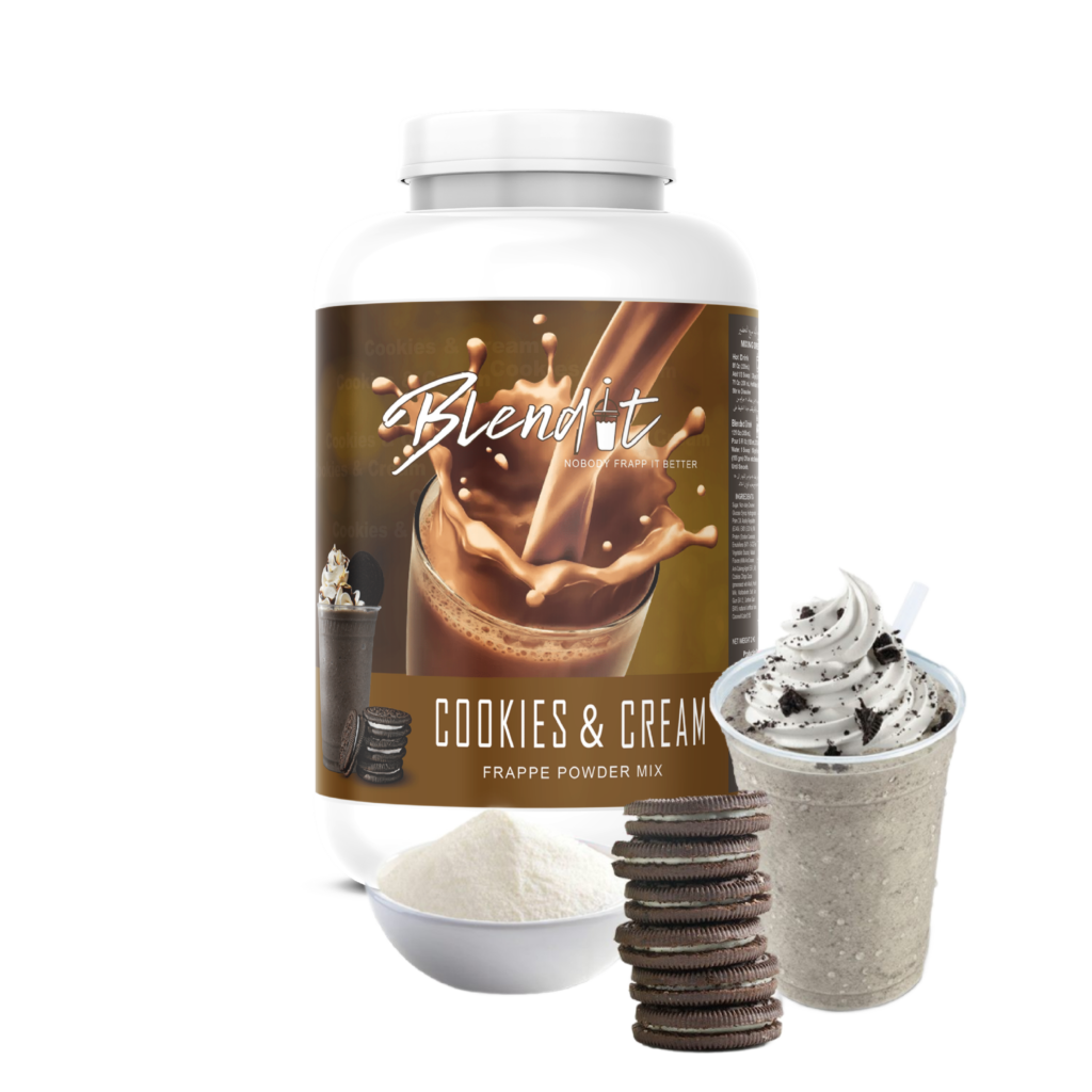 COOKIES & CREAM FRAPPE MIX – Blendit Frappe