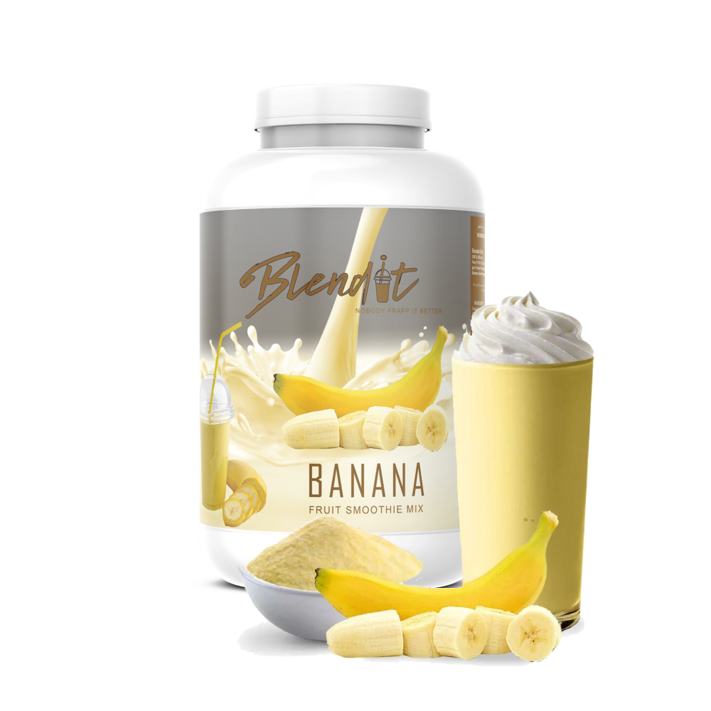 BANANA FRUIT SMOOTHIE MIX Blendit Frappe