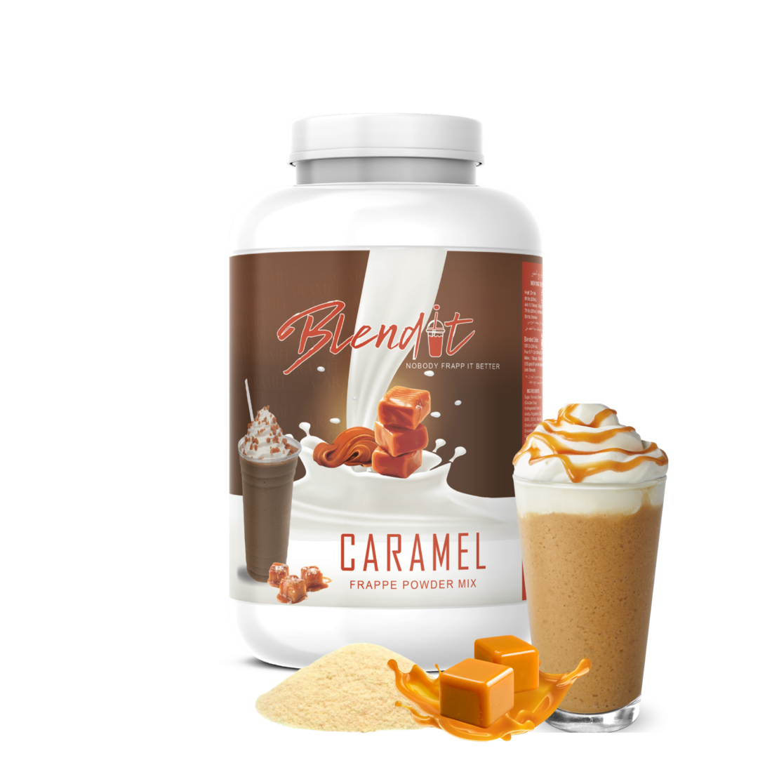 CARAMEL FRAPPE POWDER MIX Blendit Frappe