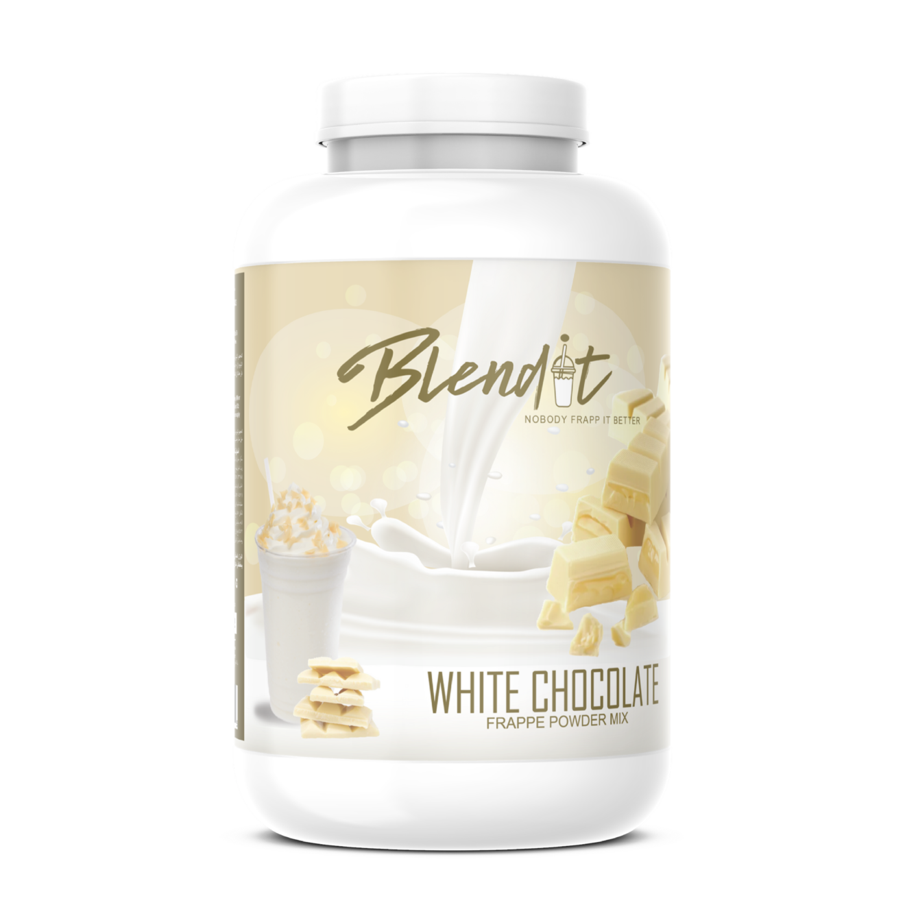 WHITE CHOCOLATE FRAPPE POWDER MIX – Blendit Frappe
